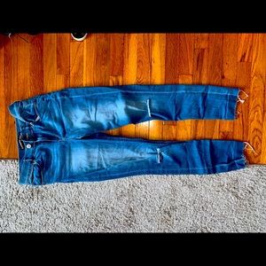 Express high rise jeans